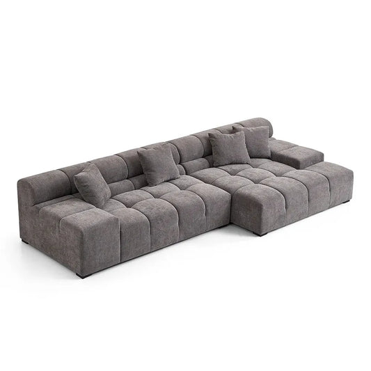 Midtown Sectional Graphite DARK Gray RIGHT