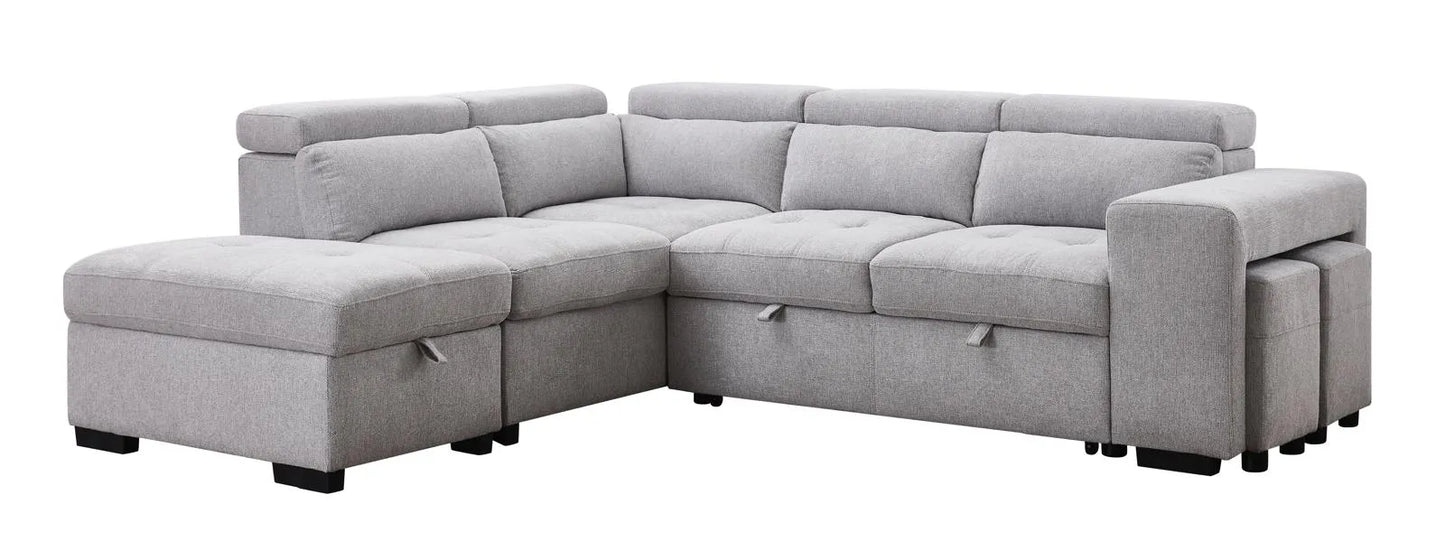 POSITANO Sectional NEW 2026 LEFT Grey Fabric