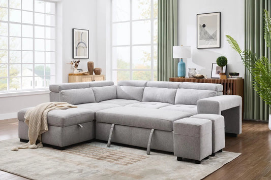 POSITANO Sectional NEW 2026 LEFT Grey Fabric