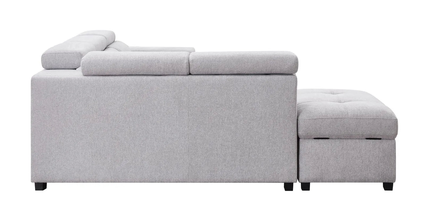 POSITANO Sectional NEW 2026 LEFT Grey Fabric
